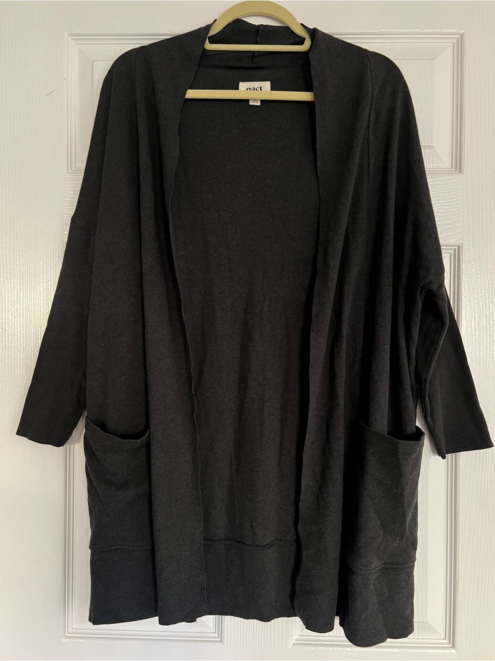 ‼️NWOT: Pact Organic Grey Cardigan Sweater - XS/S - Picture 2 of 5
